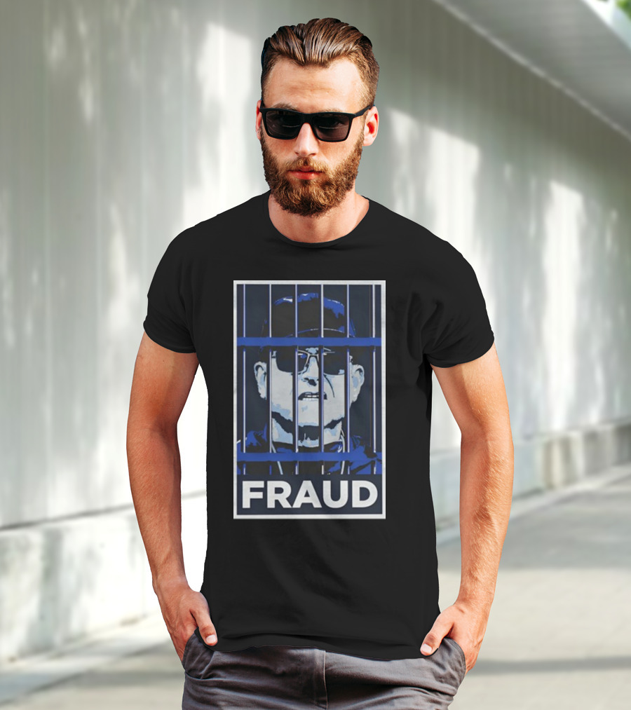 Harbaugh Behind Bars Fraud T-Shirt