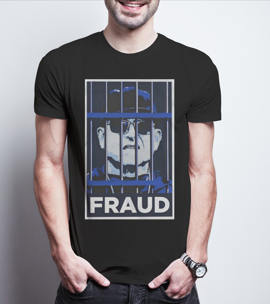 Harbaugh Behind Bars Fraud T-Shirt