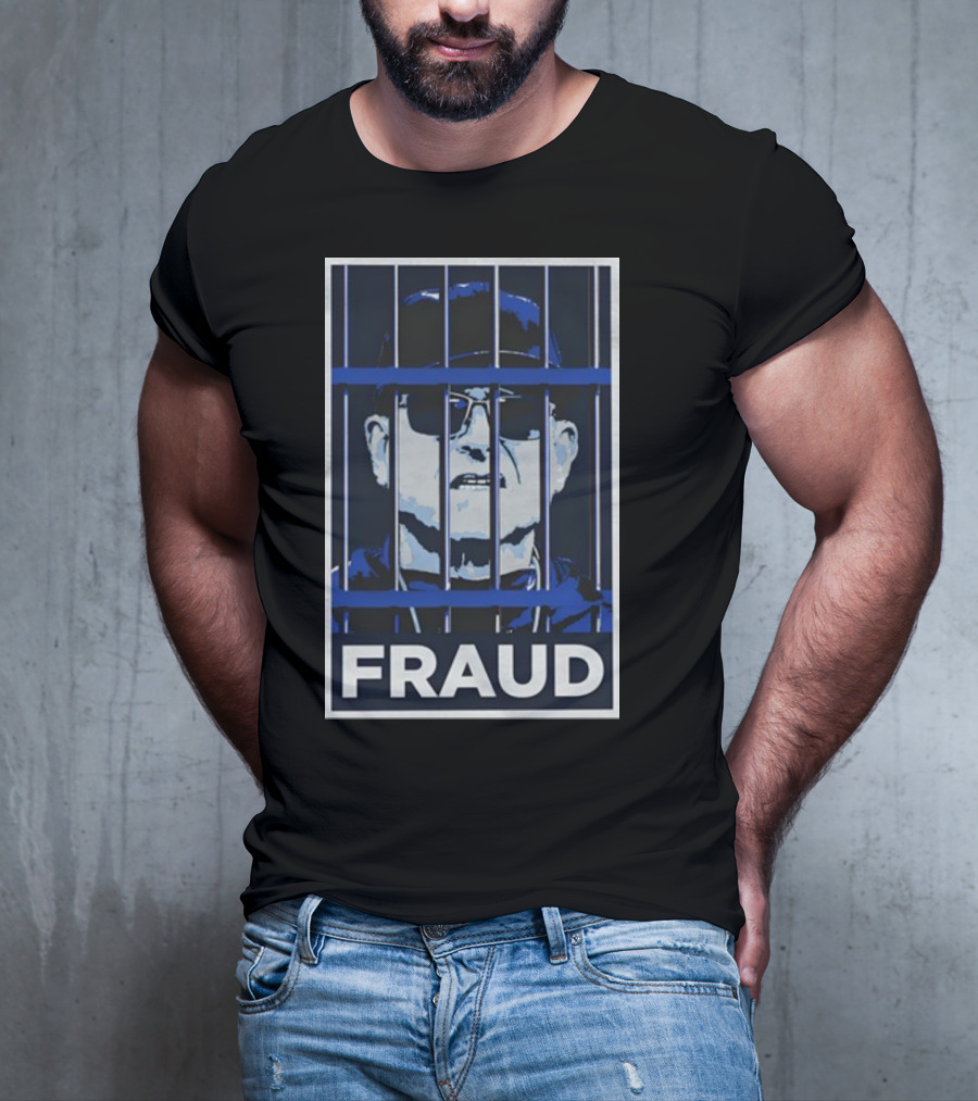 Harbaugh Behind Bars Fraud T-Shirt