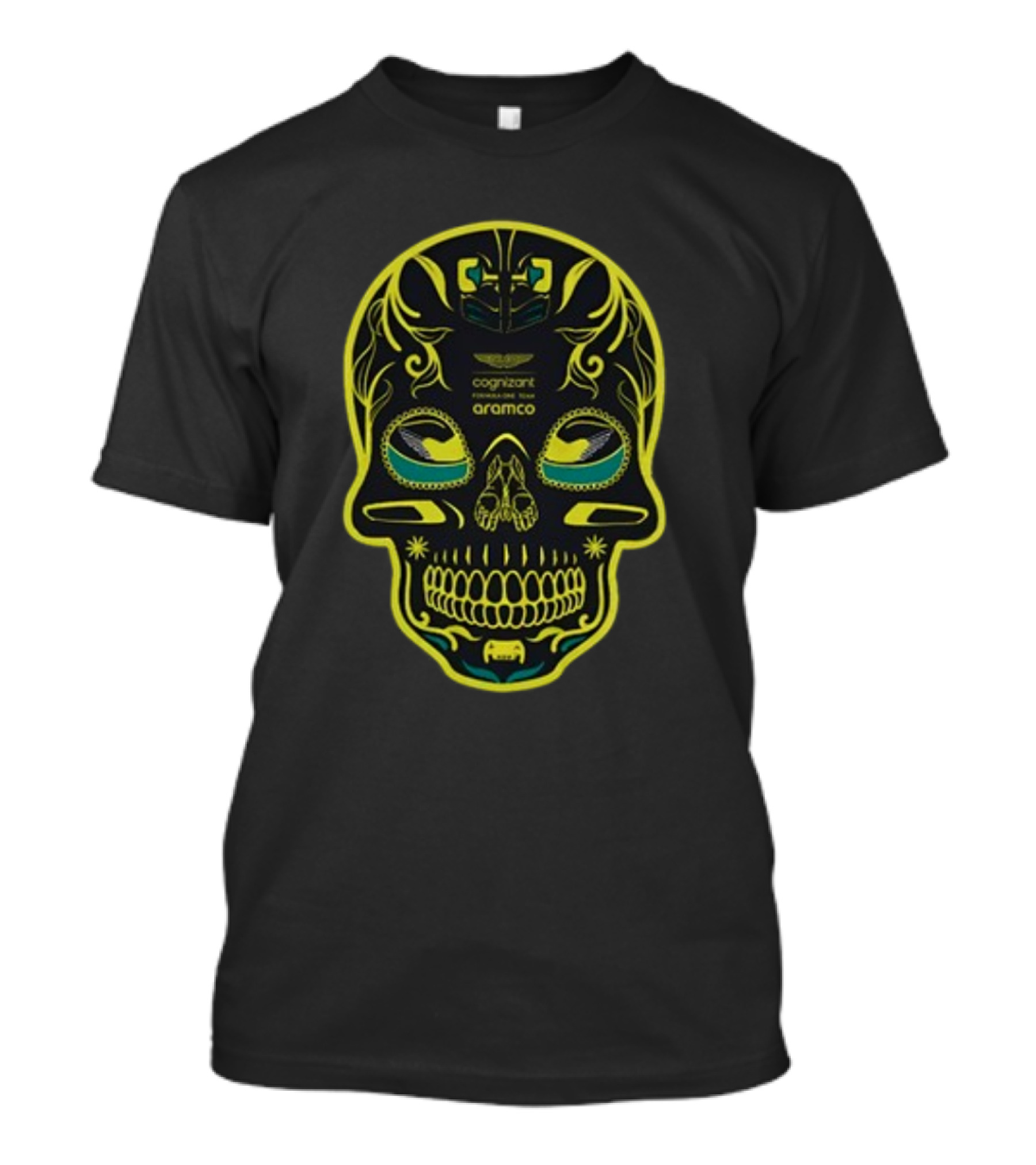 Aston Martin F1 Team Cognizant Aramco Mexico GP Sugar Skull T-Shirt
