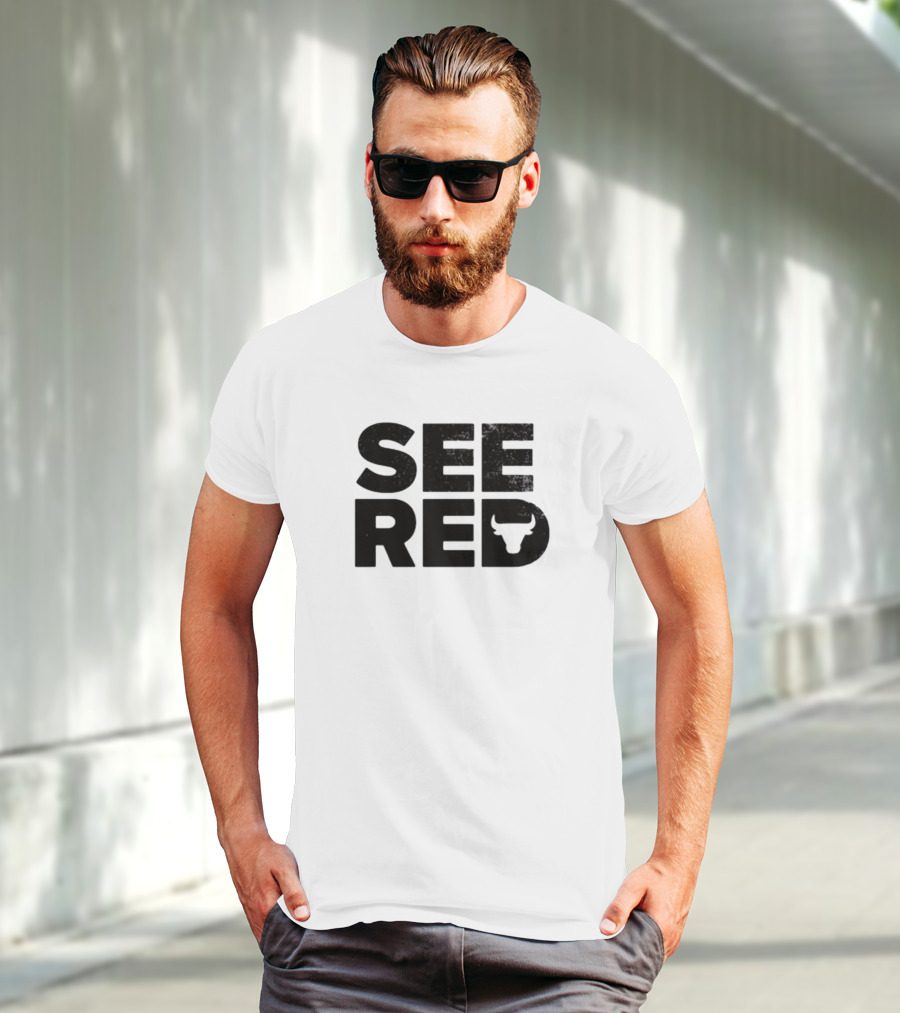 See Red Bulls Logo Emblem T-Shirt