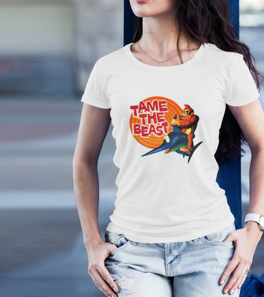 Donkey Kong Country SNES Tame The Beast Promo T-Shirt