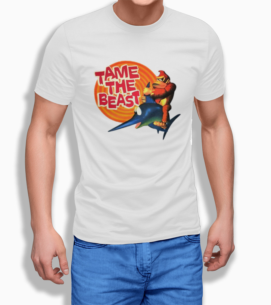 Donkey Kong Country SNES Tame The Beast Promo T-Shirt