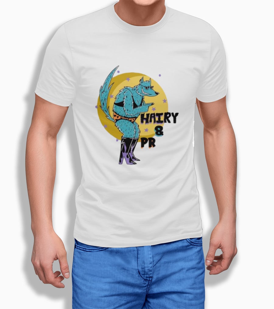 Hairy And Proud Moonlit Werewolf T-Shirt