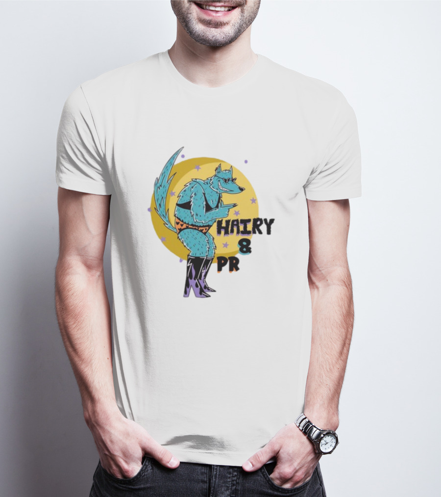 Hairy And Proud Moonlit Werewolf T-Shirt