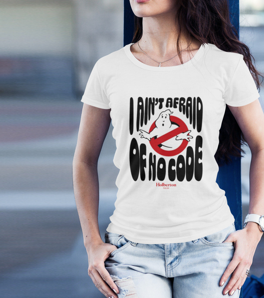 I Ain't Afraid Of No Code Julien Barbier Holberton Ghostbusters T-Shirt