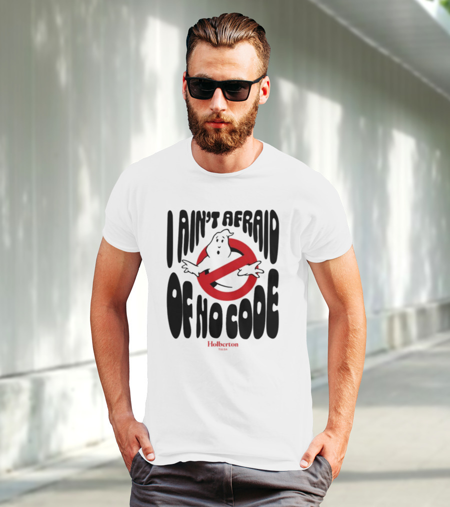 I Ain't Afraid Of No Code Julien Barbier Holberton Ghostbusters T-Shirt