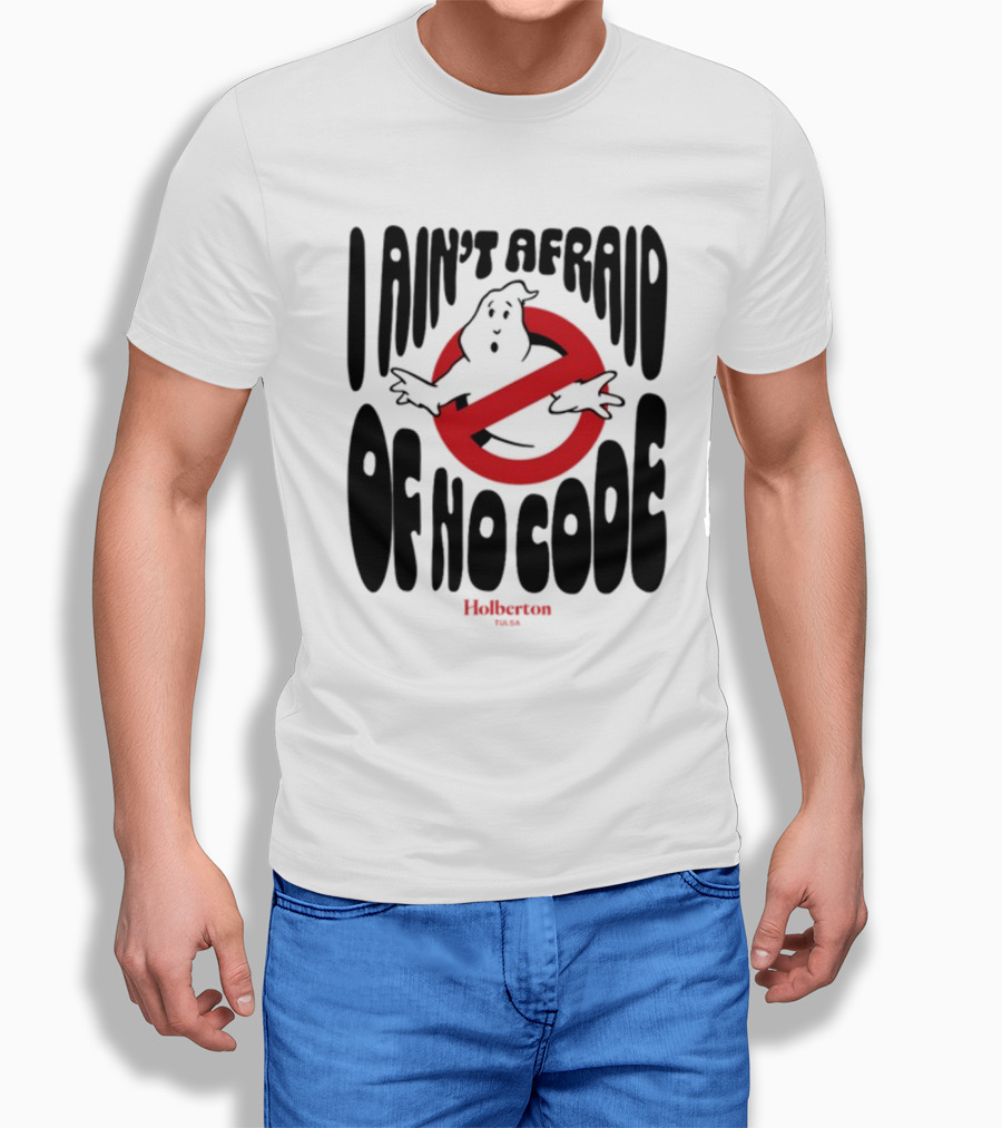 I Ain't Afraid Of No Code Julien Barbier Holberton Ghostbusters T-Shirt
