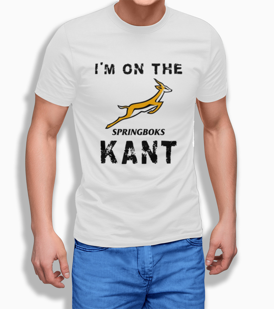 I'm On The Springboks Kant Rugby Fan Iconic T-Shirt