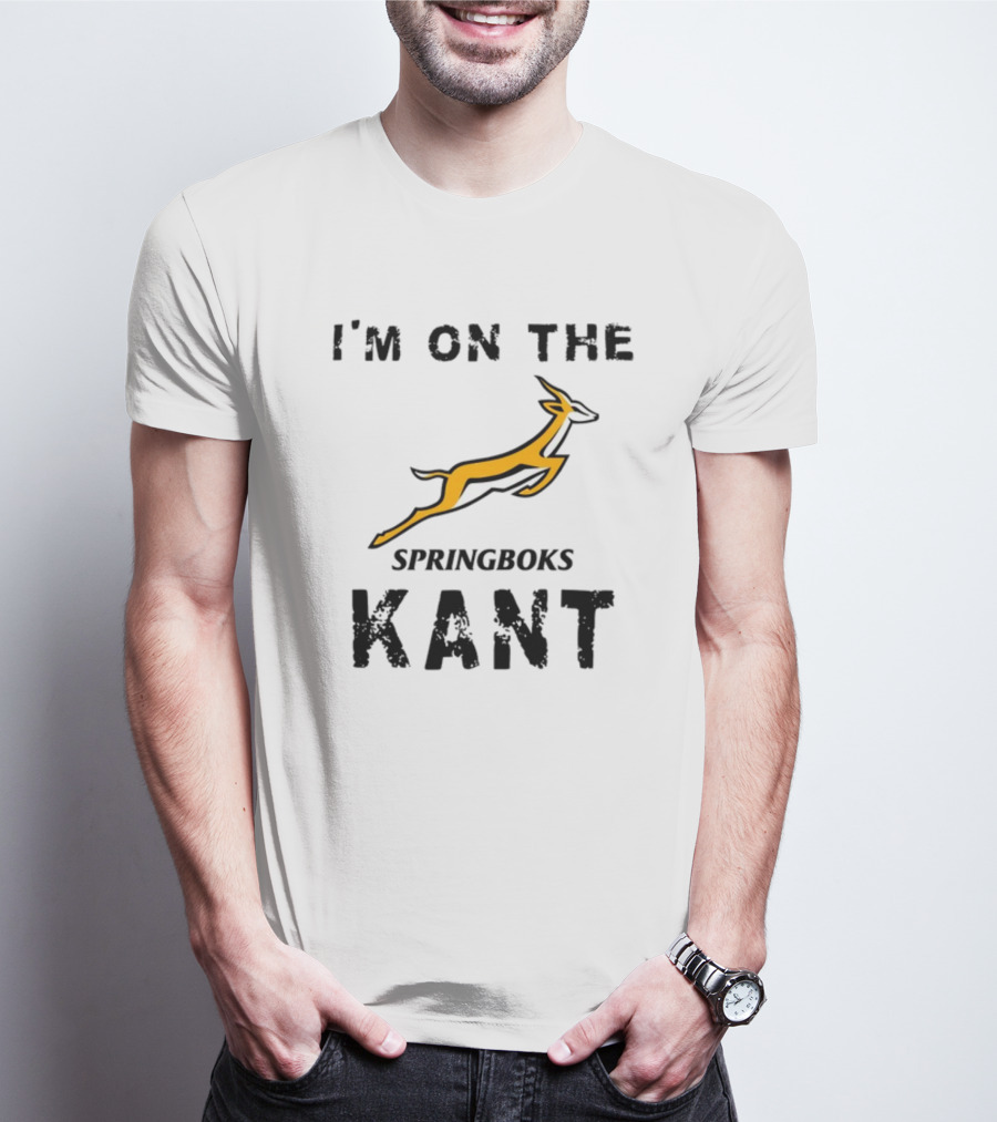 I'm On The Springboks Kant Rugby Fan Iconic T-Shirt