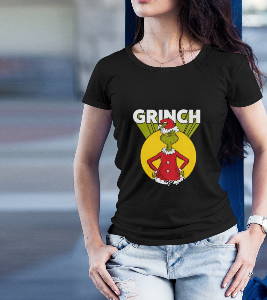 Junior's Dr. Seuss The Grinch You're A Mean One Christmas T-Shirt