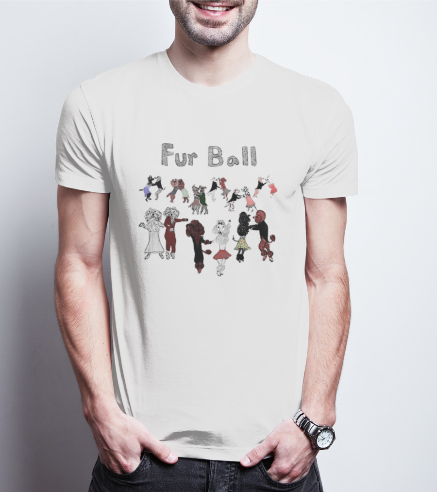 Fur Ball Dancing Animals Party T-Shirt