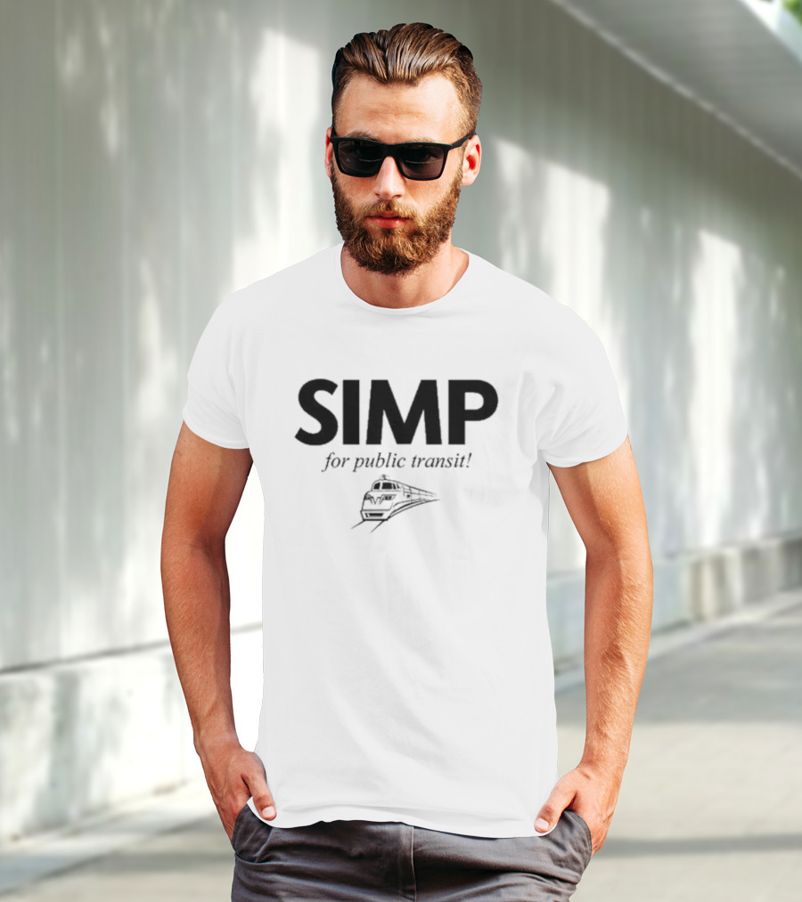 SIMP For Public Transit With Train T-Shirt