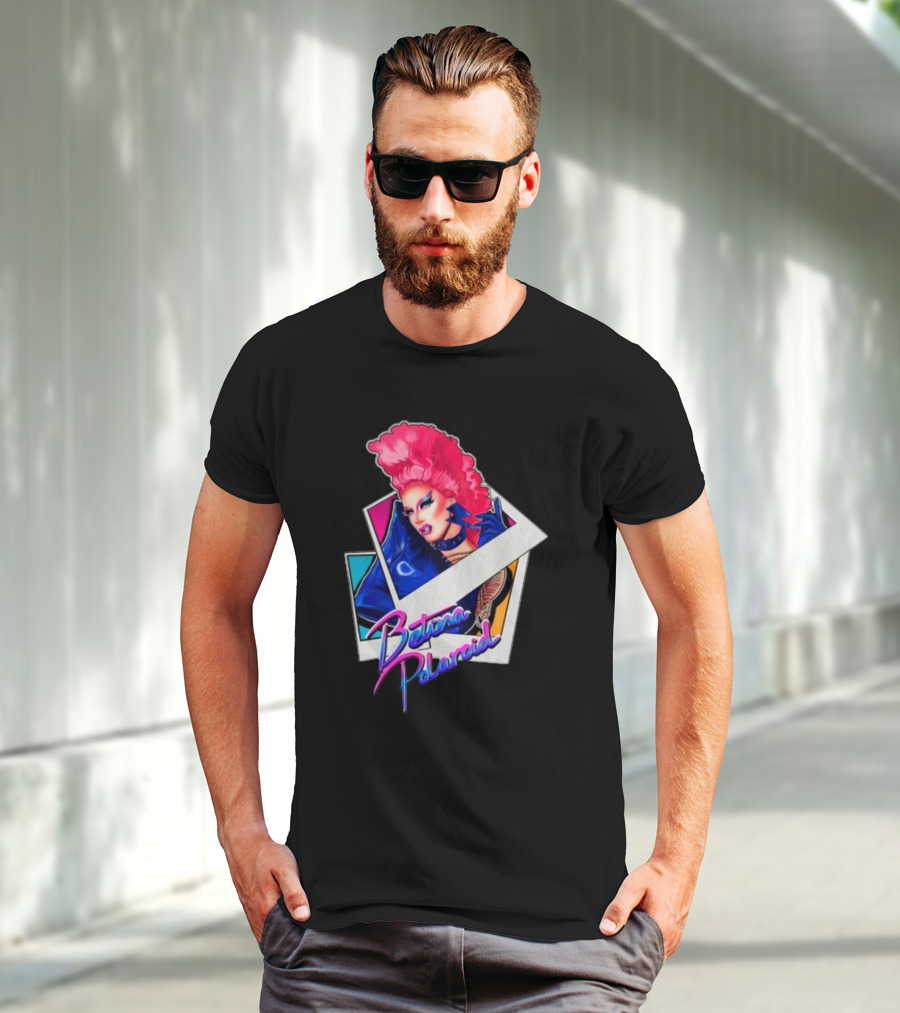 Betina Polaroid Vibrant Drag Persona In T-Shirt