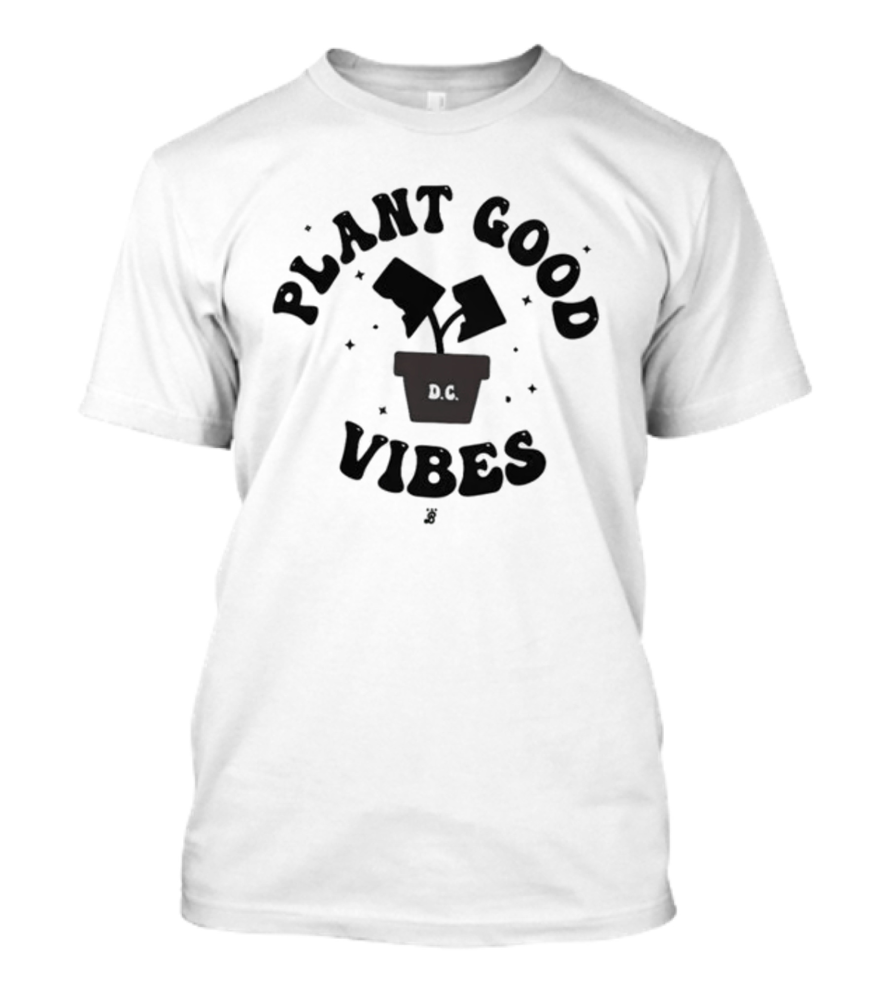 Plant Good Vibes D.C T-Shirt