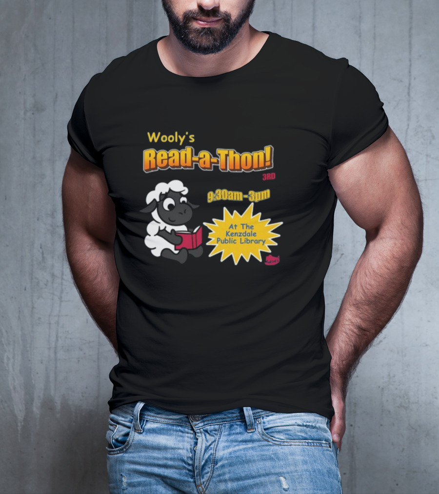 Wooly's Read-a-Thon 3rd At The Kenzdale Public Library 9:30am-3pm T-Shirt