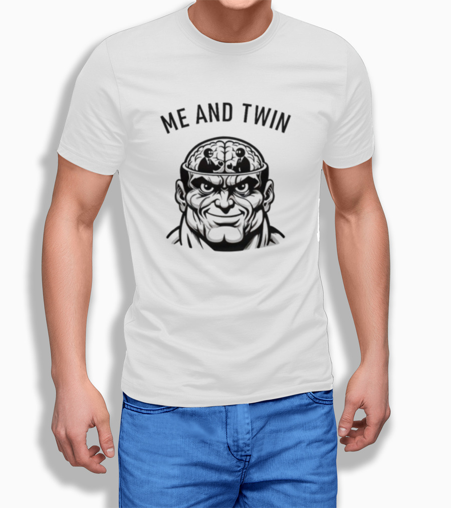 Hvyapprl Me And Twin Brain T-Shirt