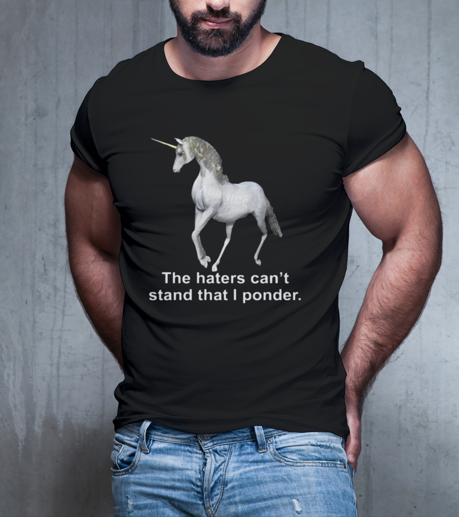 The Haters Can't Stand That I Ponder Unicorn T-Shirt