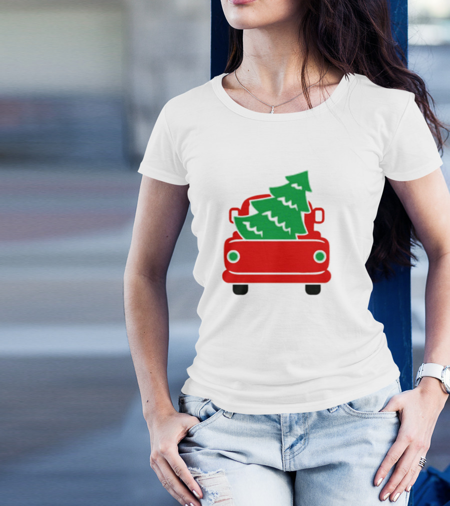 Purchase Wholesale Christmas Free Tree Car T-Shirt