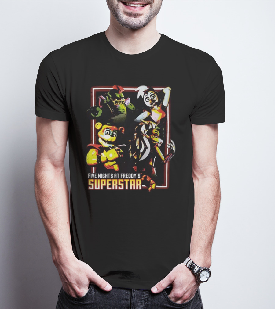 Five Nights At Freddy's Superstar Characters T-Shirt