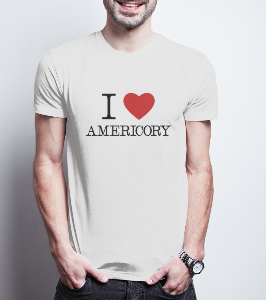 I Heart Americory Red Love Emblem T-Shirt