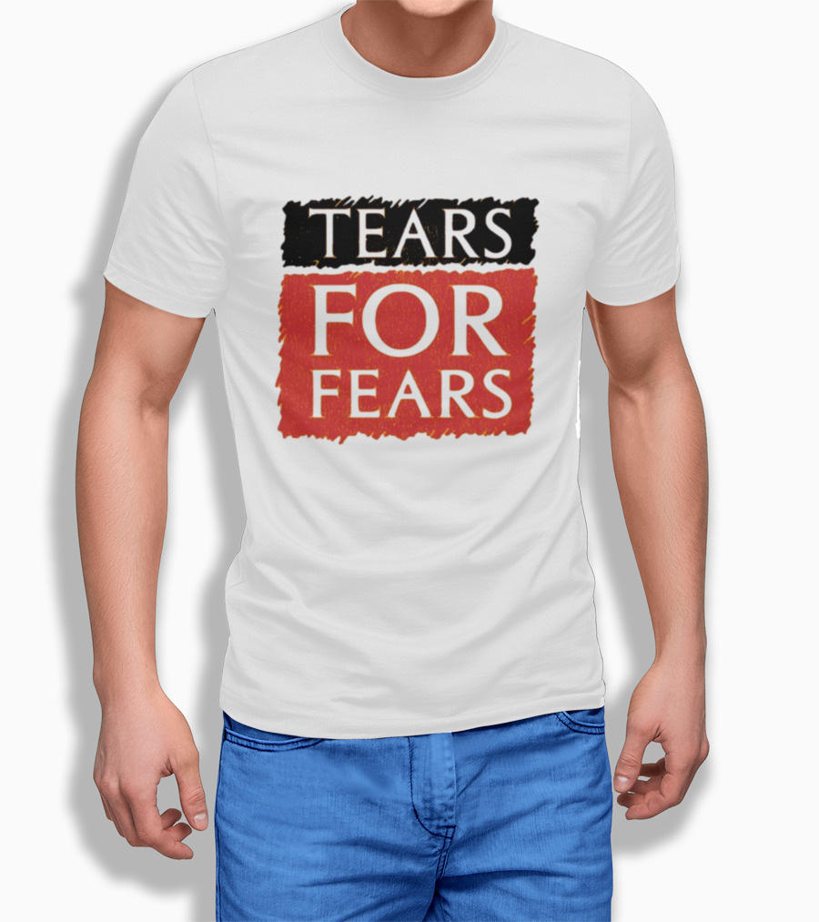 TEARS FOR FEARS Iconic Logo On Black T-Shirt