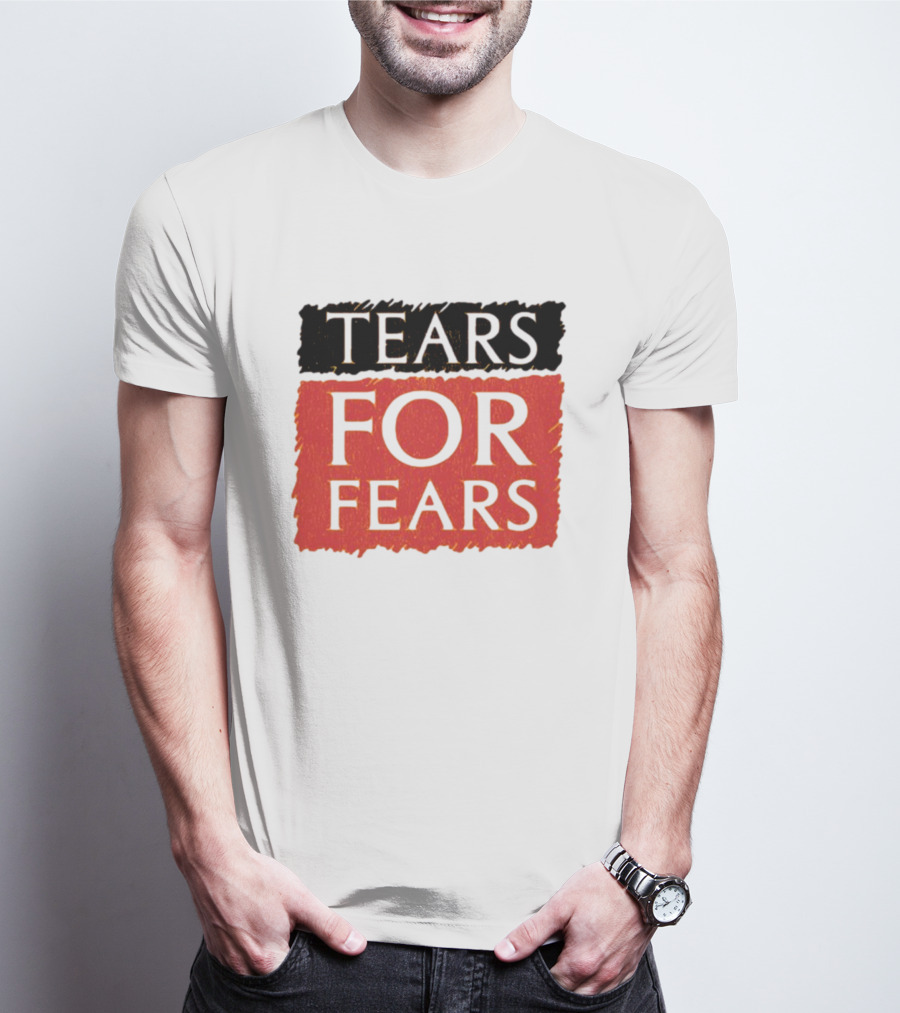 TEARS FOR FEARS Iconic Logo On Black T-Shirt