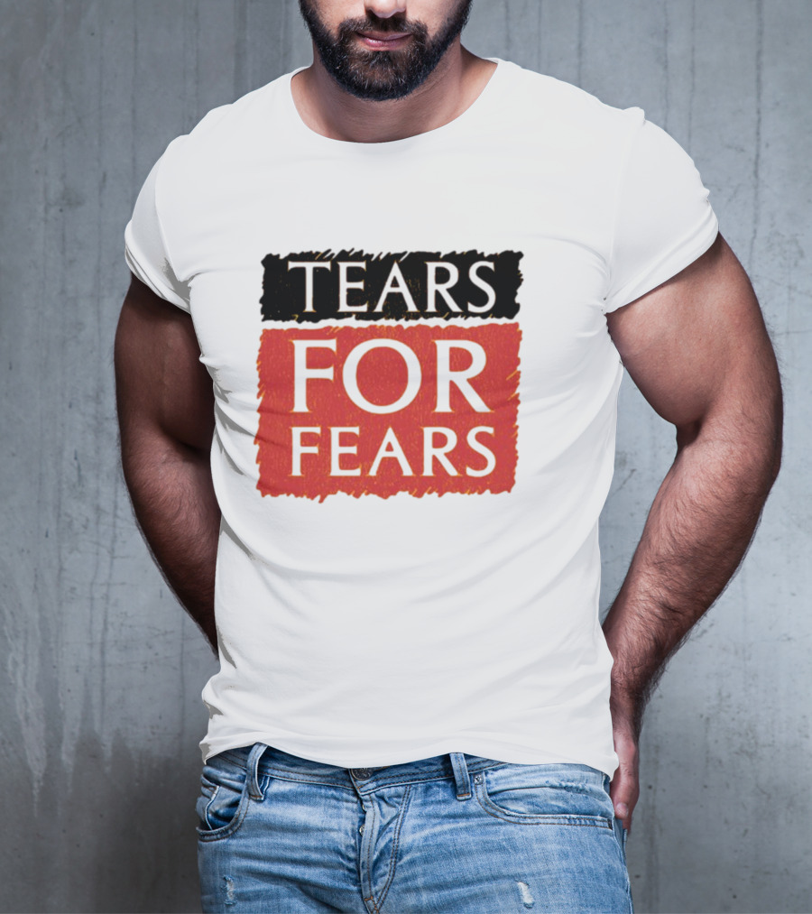 TEARS FOR FEARS Iconic Logo On Black T-Shirt