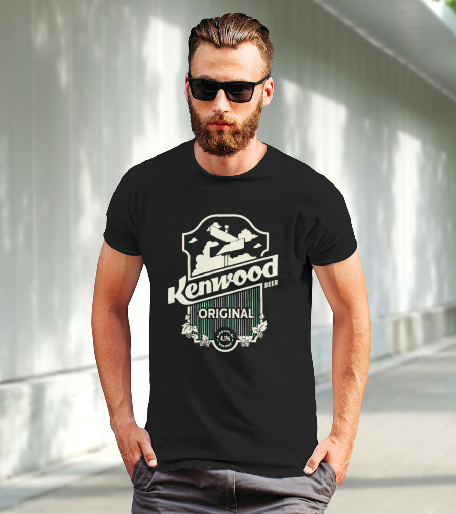 Kenwood Beer Original Kelly Green Alcohol Volume 4.1% T-Shirt