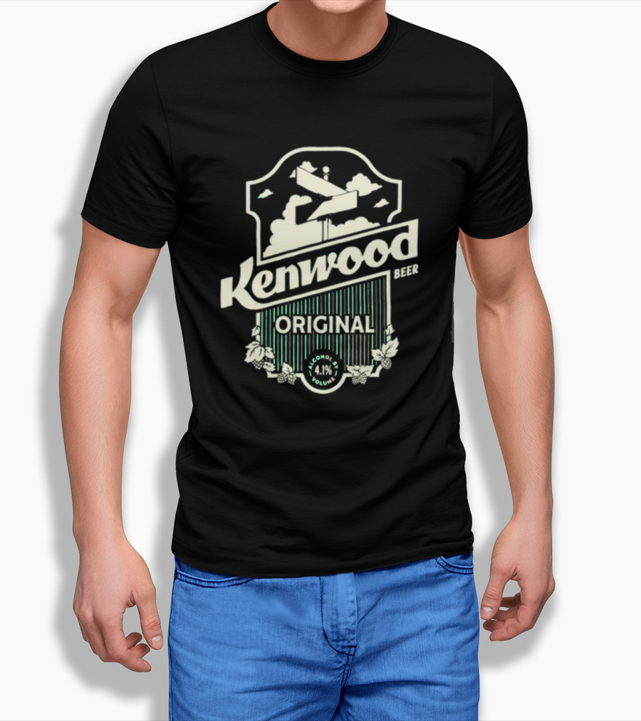 Kenwood Beer Original Kelly Green Alcohol Volume 4.1% T-Shirt