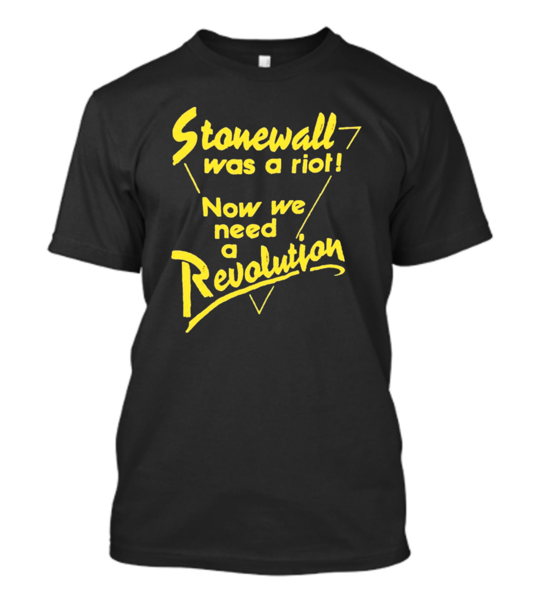 Stonewall Was A Riot Now We Need A Revolution Retro Gay Pride T-Shirt