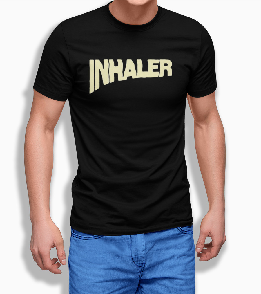 Inhaler Glas-Gow In Ecstasy Neon Typography T-Shirt