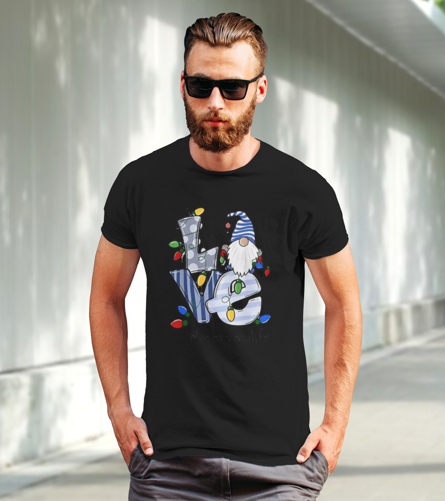 Love Mamaw Life Christmas Gnome Xmas Family T-Shirt