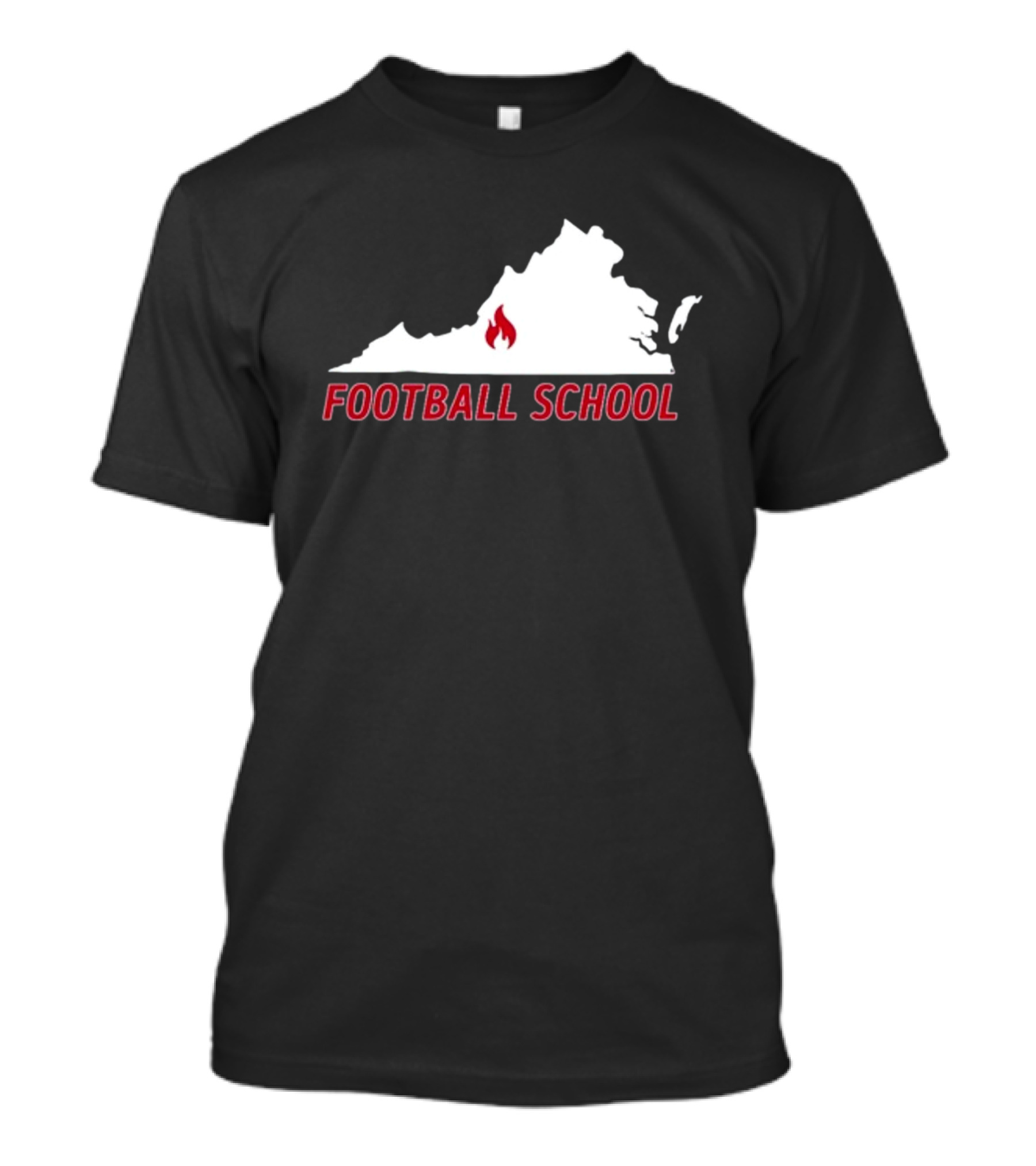 Virginia Fire Football School T-Shirt