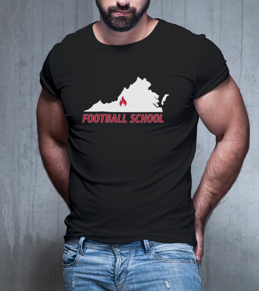 Virginia Fire Football School T-Shirt