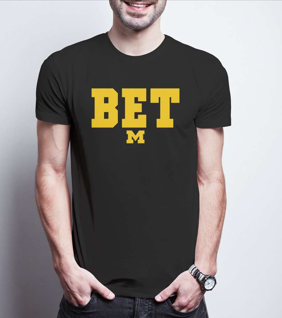 BET M Michigan Football T-Shirt