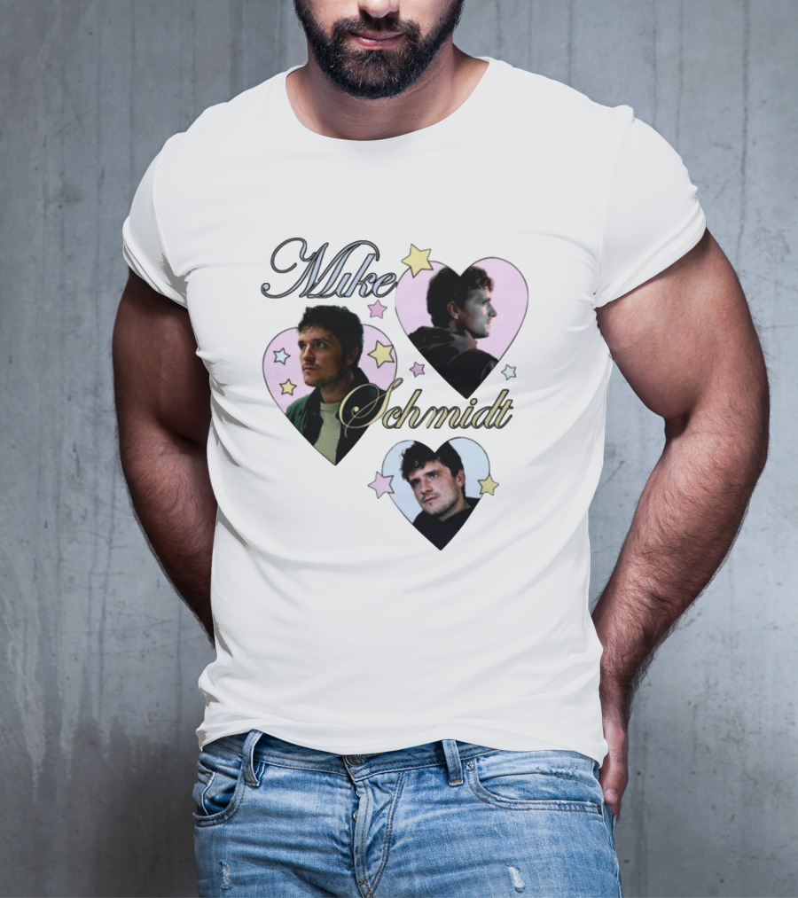 Mike Schmidt Mustardyard Press Shop Stars Hearts T-Shirt