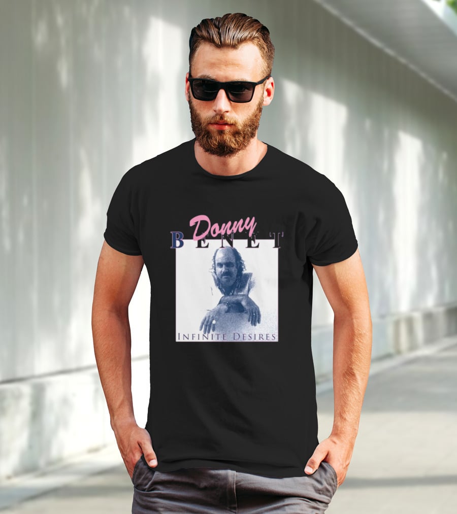 Donny Benet Infinite Desires Vintage Style Album Cover T-Shirt