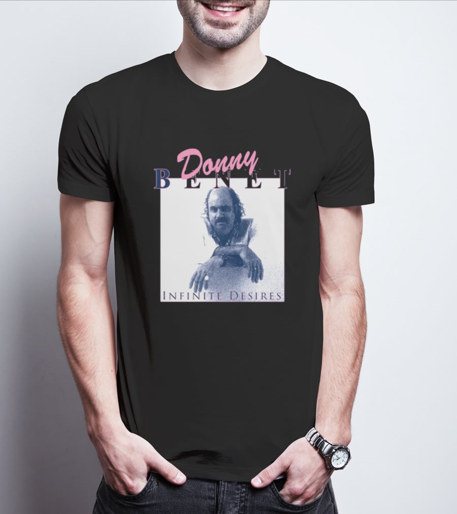 Donny Benet Infinite Desires Vintage Style Album Cover T-Shirt