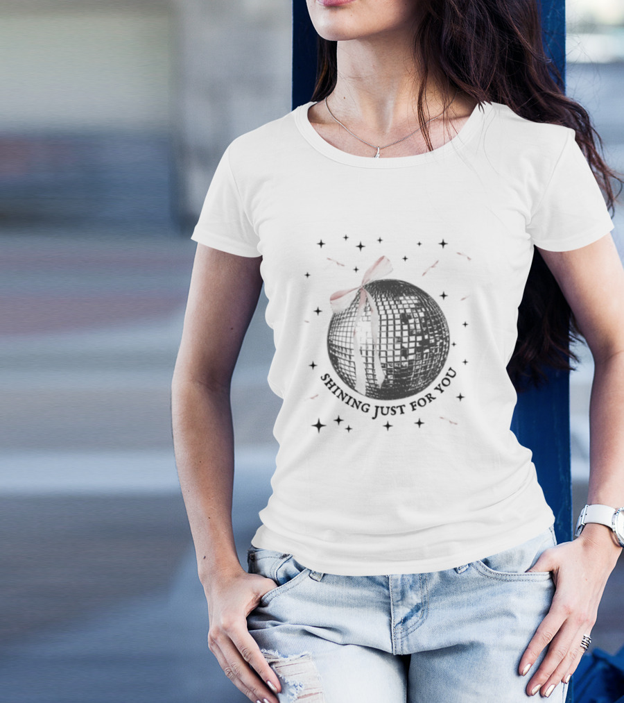 Shining Just For You Disco Ball Stars T-Shirt