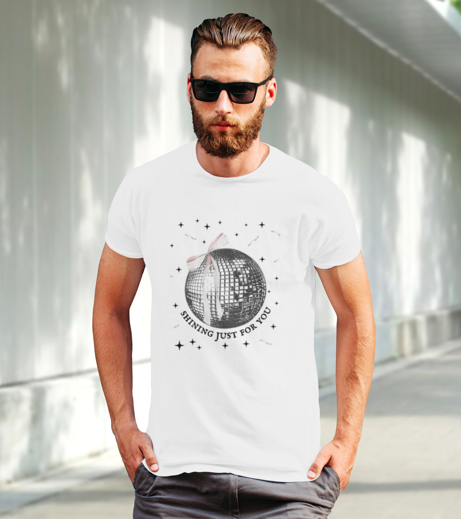 Shining Just For You Disco Ball Stars T-Shirt