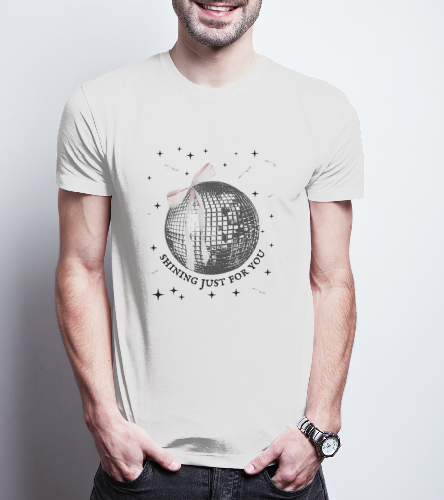 Shining Just For You Disco Ball Stars T-Shirt