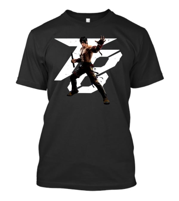 Tekken 8 Law Character Art With Iconic T-Shirt