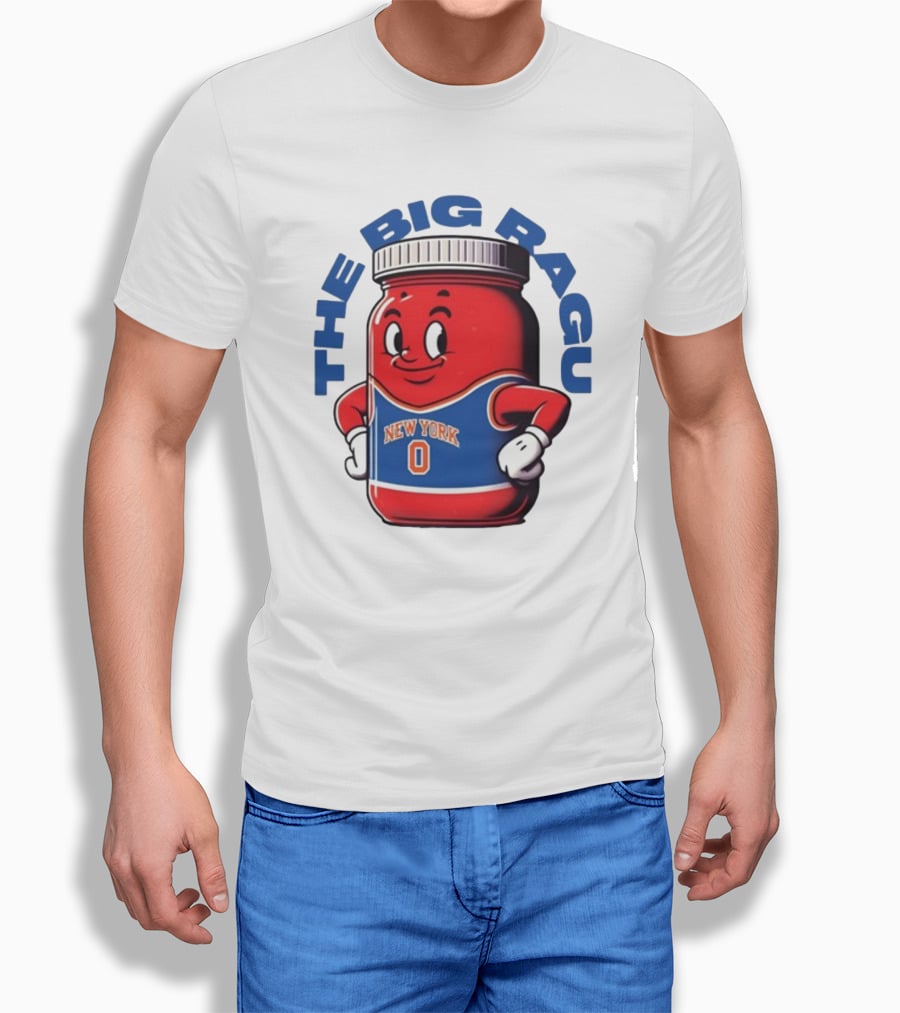 The Big Ragu New York 0 Cartoon Jar T-Shirt