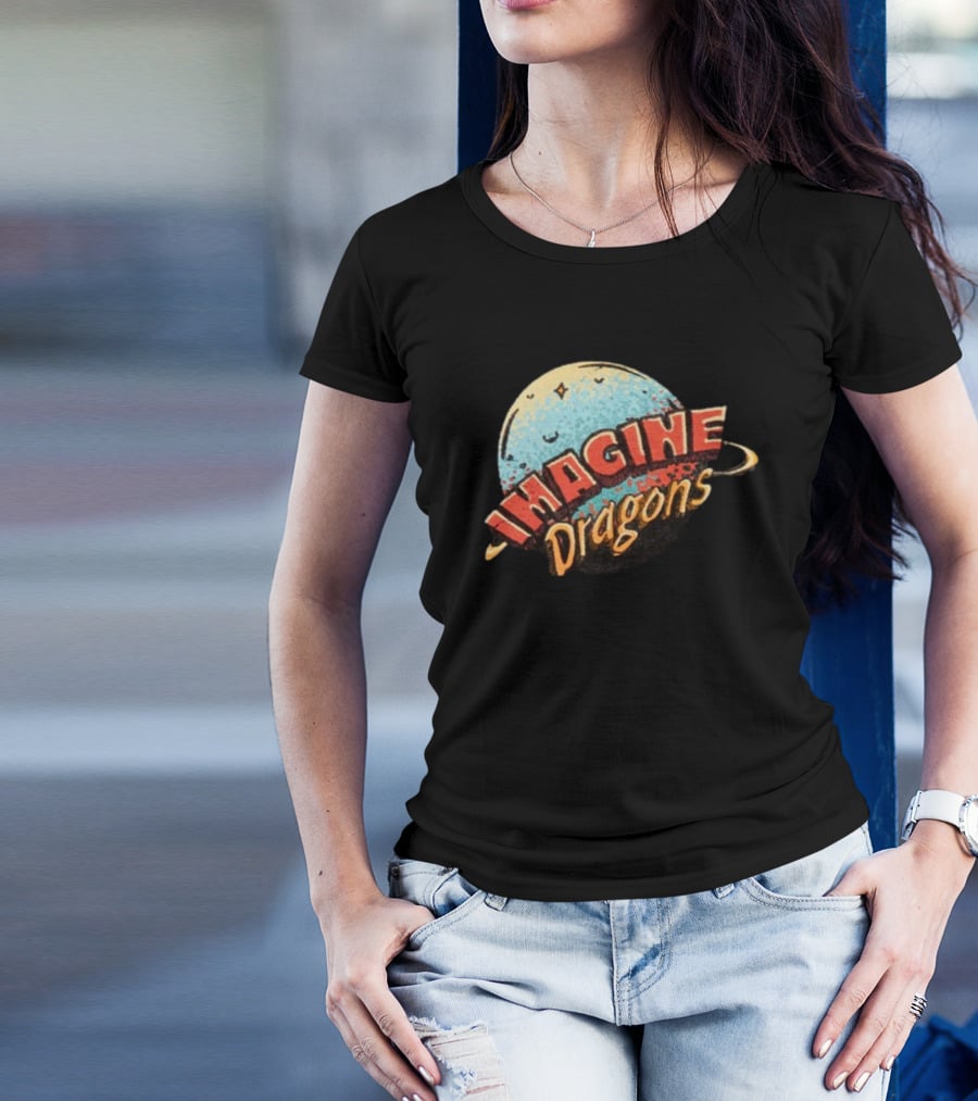 Imagine Dragons Retro Planet T-Shirt