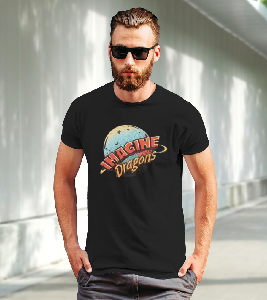 Imagine Dragons Retro Planet T-Shirt