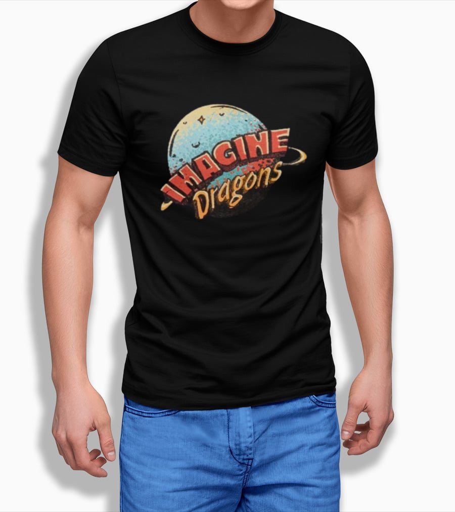 Imagine Dragons Retro Planet T-Shirt