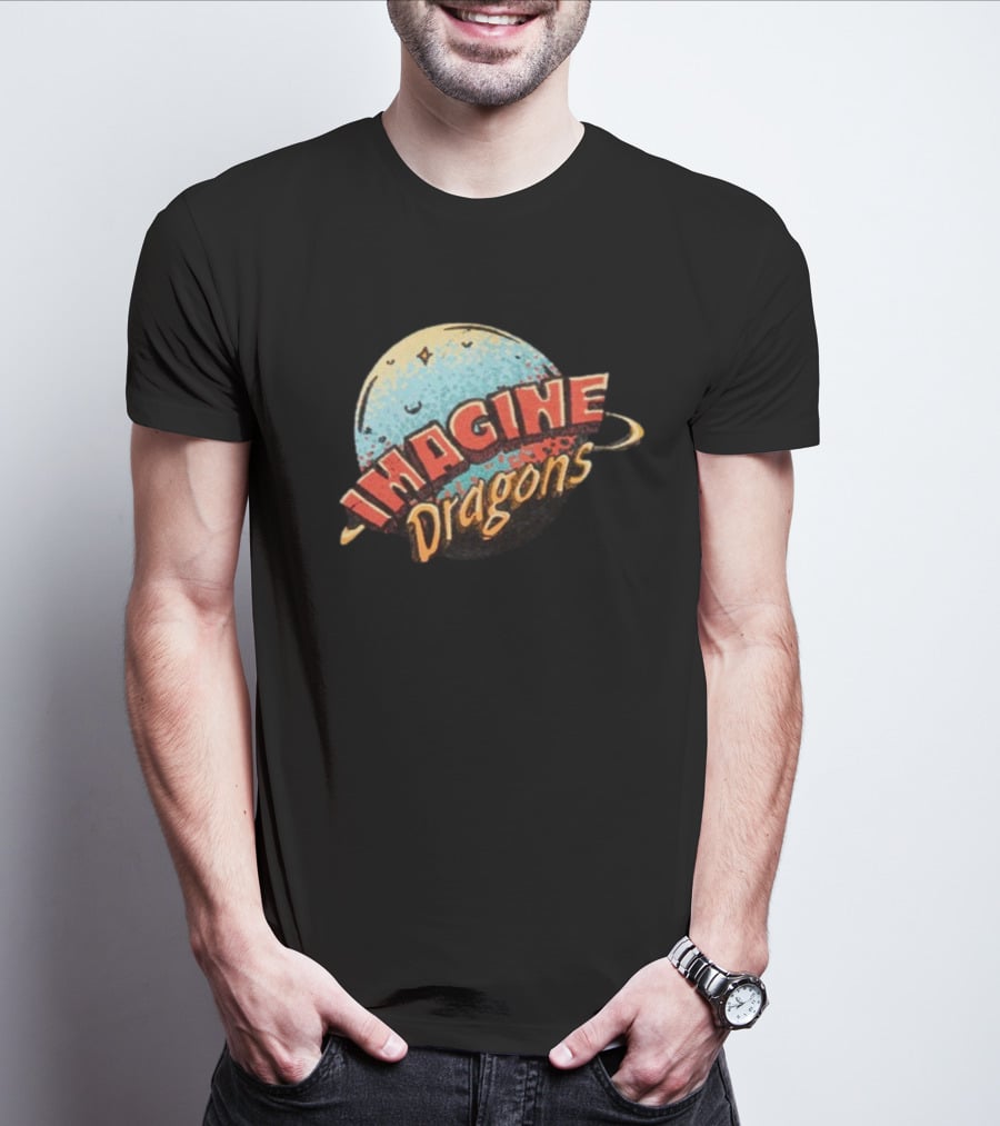 Imagine Dragons Retro Planet T-Shirt