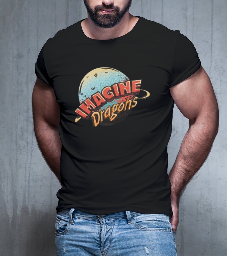 Imagine Dragons Retro Planet T-Shirt