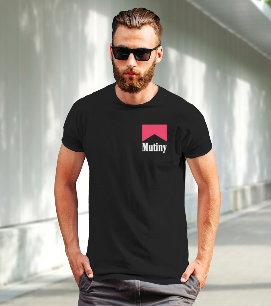 Peter McCormack Mutiny Bold Red Banner T-Shirt